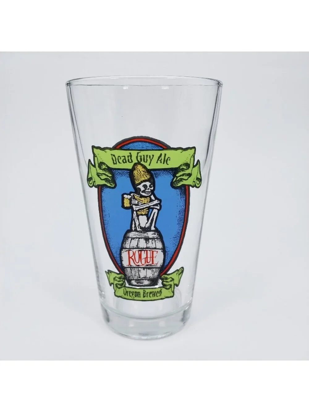 Rogue Brewery DEAD GUY ALE Oregon Brewed Beer PINT Glass